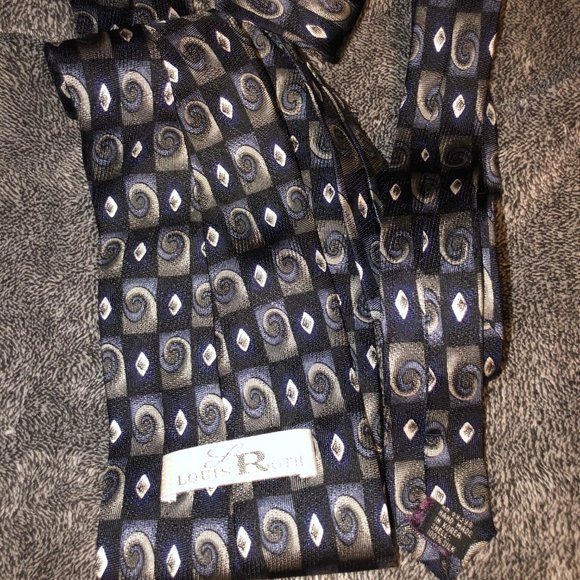 Louis Roth 100% silk shell tie - Picture 2 of 4